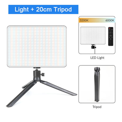 Dimmable LED Video Light Panel EU Plug