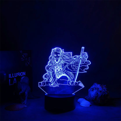 Anime Demon Slayer Acrylic Led