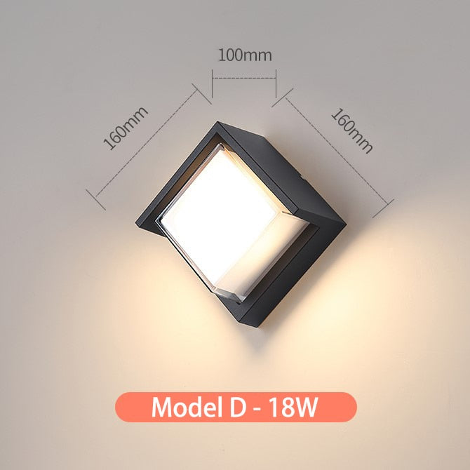 Led outdoor wall lamp led outdoor wall light waterproof