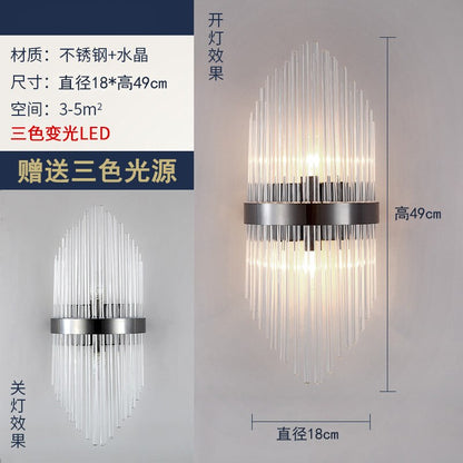 Crystal Wall Lamp Light Luxury Post Modern