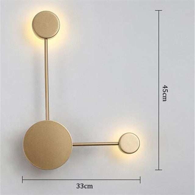 Postmodern wall lamp simple led