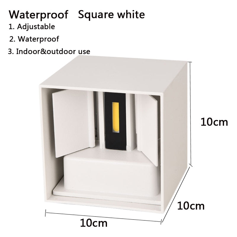 LED Waterproof Wall Lamps Adjustable