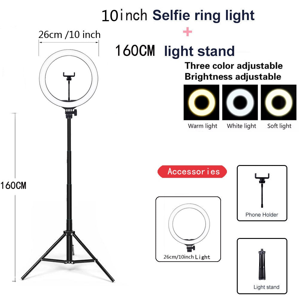 Lights Dimmable Light Selfie LED Ring