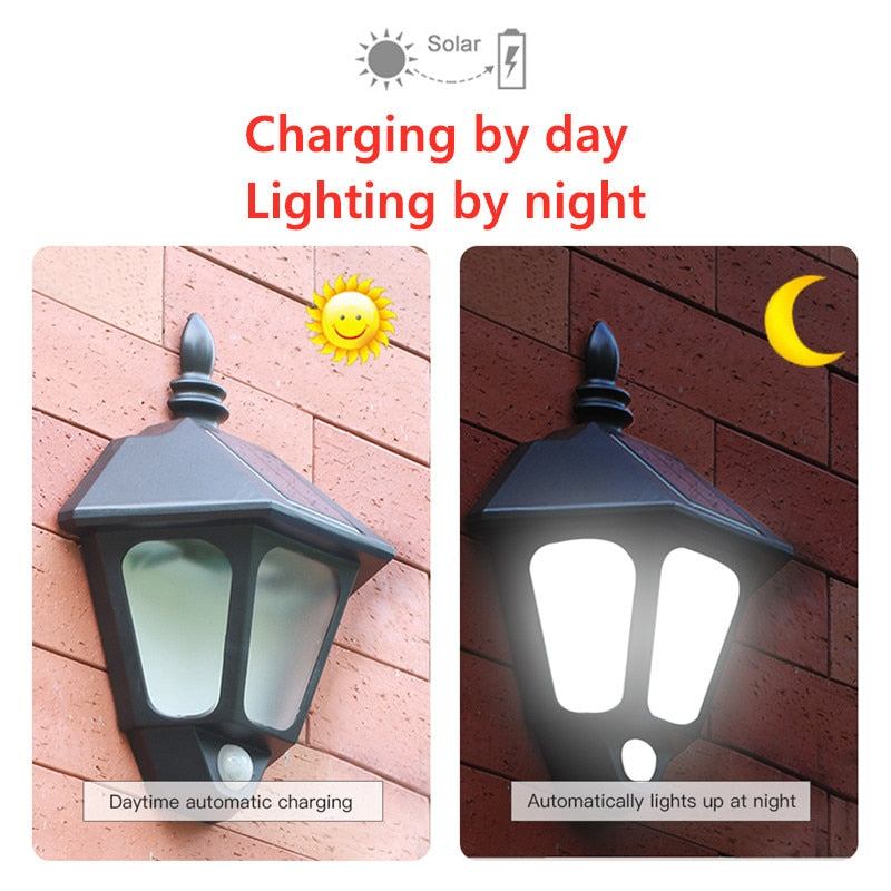 Solar Wall Lamp Infrared Motion Sensor