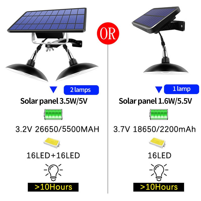 LED Solar Light Outdoor Indoor