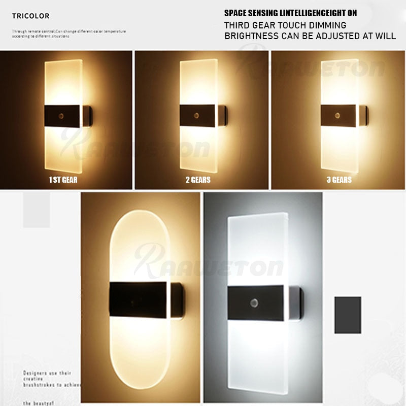 USB Wireless Home Decor Wall Lights