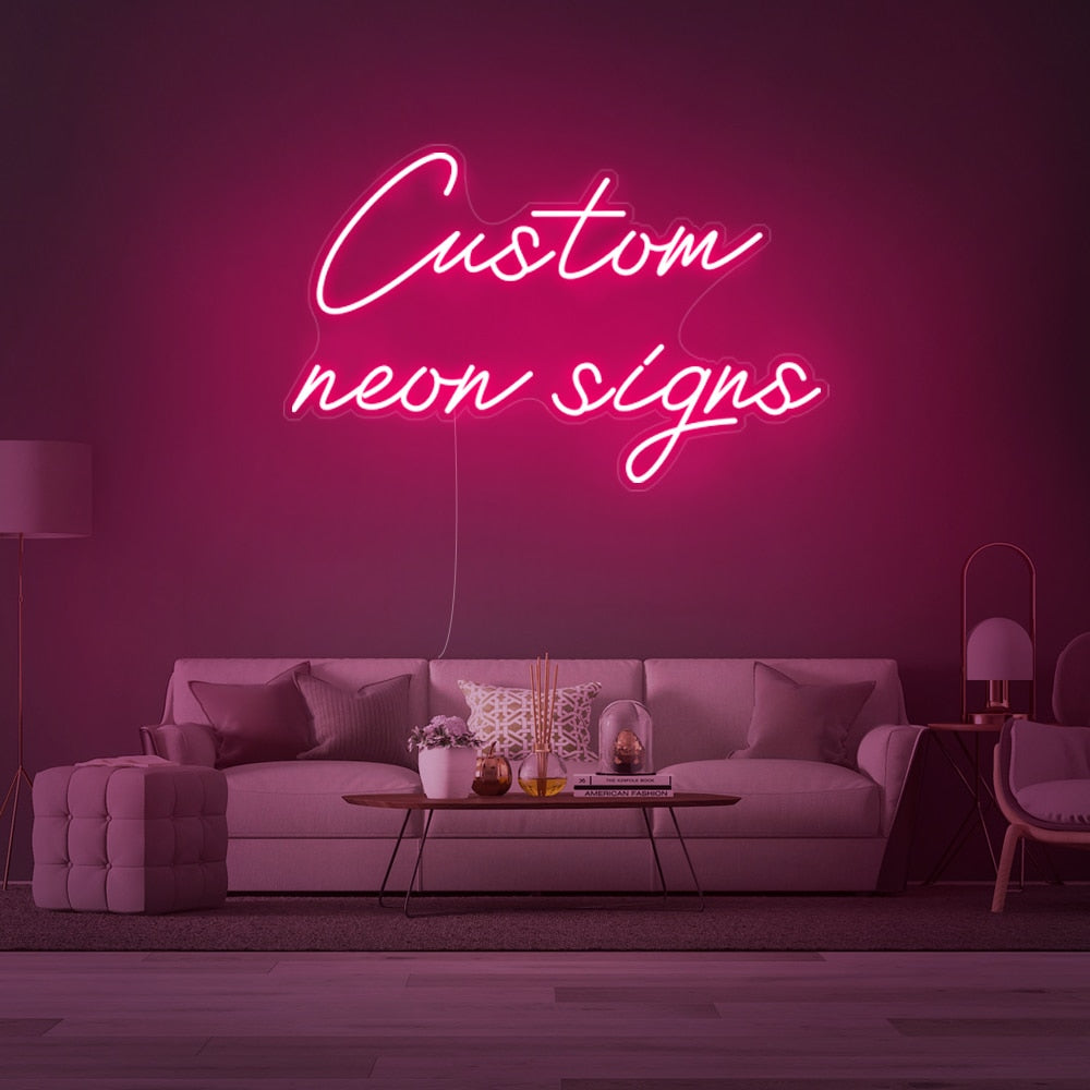 Neon Sign Led Light Lamp Room