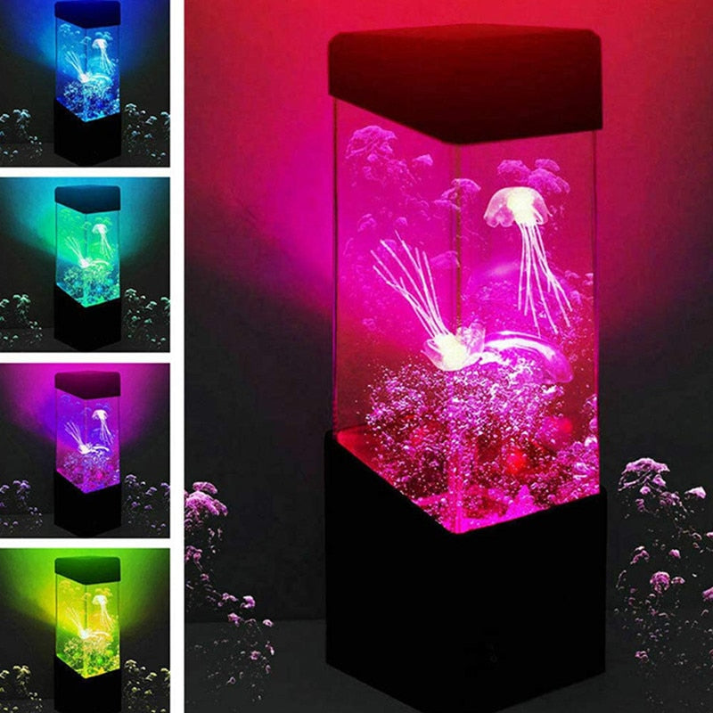 Changing Table Lamp Led Jellyfish