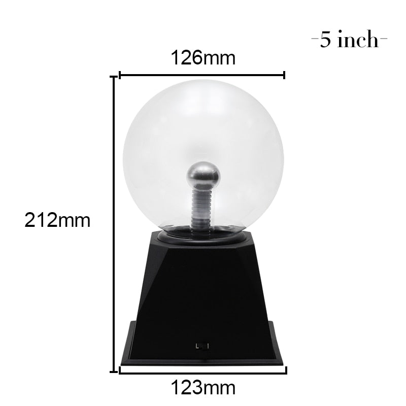 Novelty Magic Crystal Plasma Ball Touch Lamp