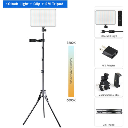 Dimmable LED Video Light Panel EU Plug