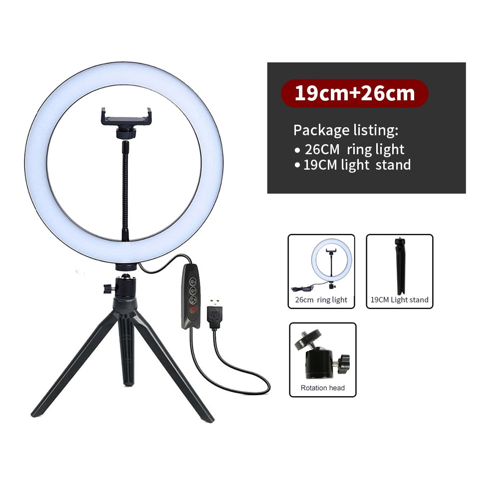 LED Ring Light Photographic Selfie Ring