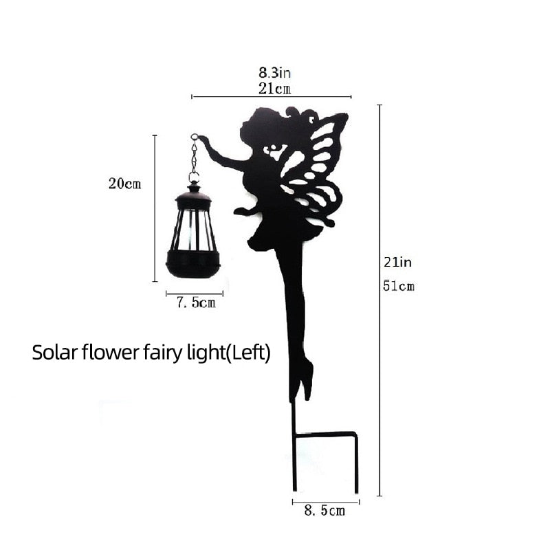 Outdoor Garden Angel Lantern Lamp