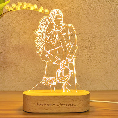 Customized Photo 3D Night Light