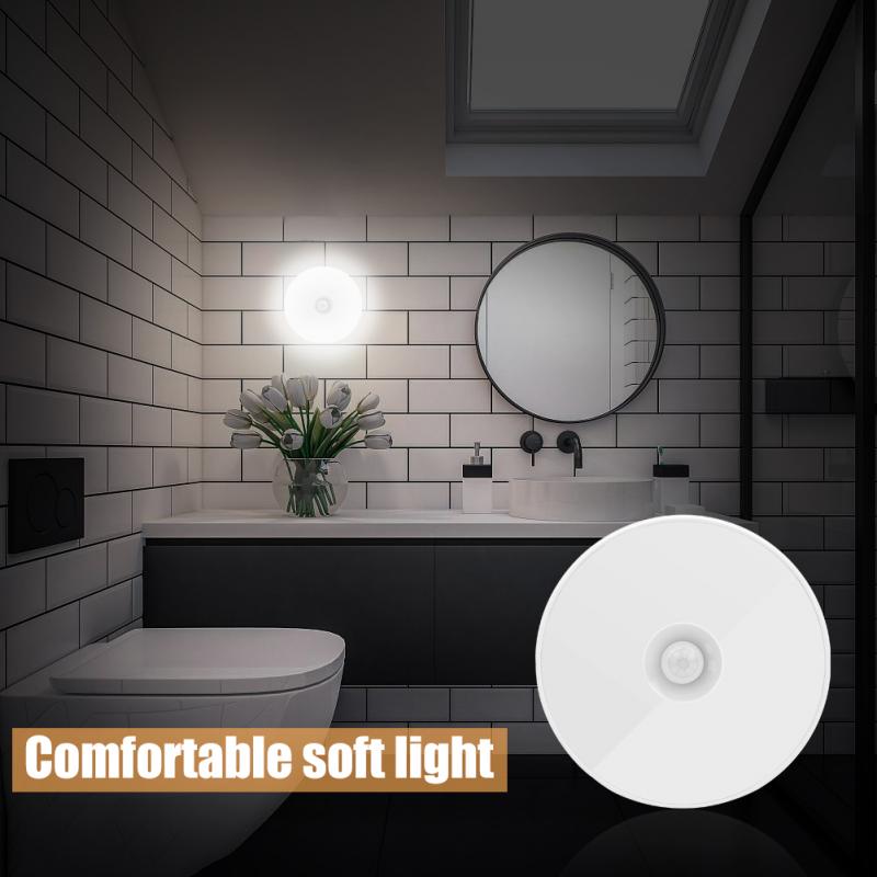 Motion Sensor LED Wireless Night Light Bedroom Lamp