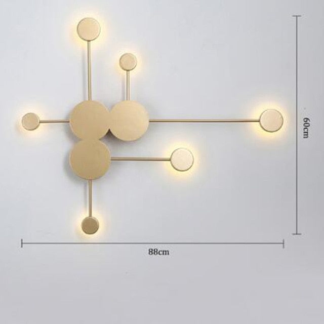 Postmodern wall lamp simple led