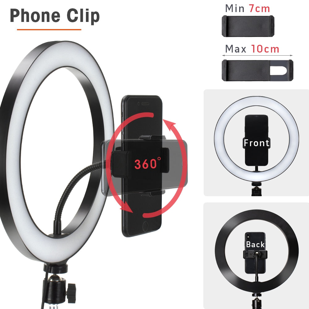 LED Ring Light Photography Light