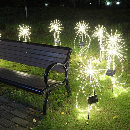 LED Outdoor Firework Lights Solar