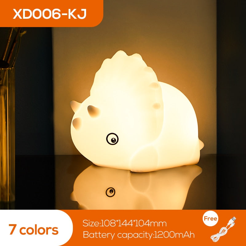 Cute Night light Touch Sensor Dinosaur