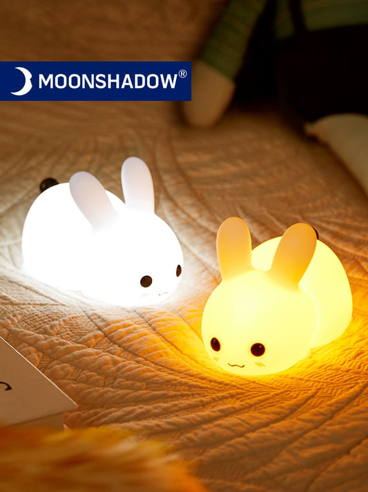 Touch Rabbit Night Lights Silicone Dimmable USB Lamps