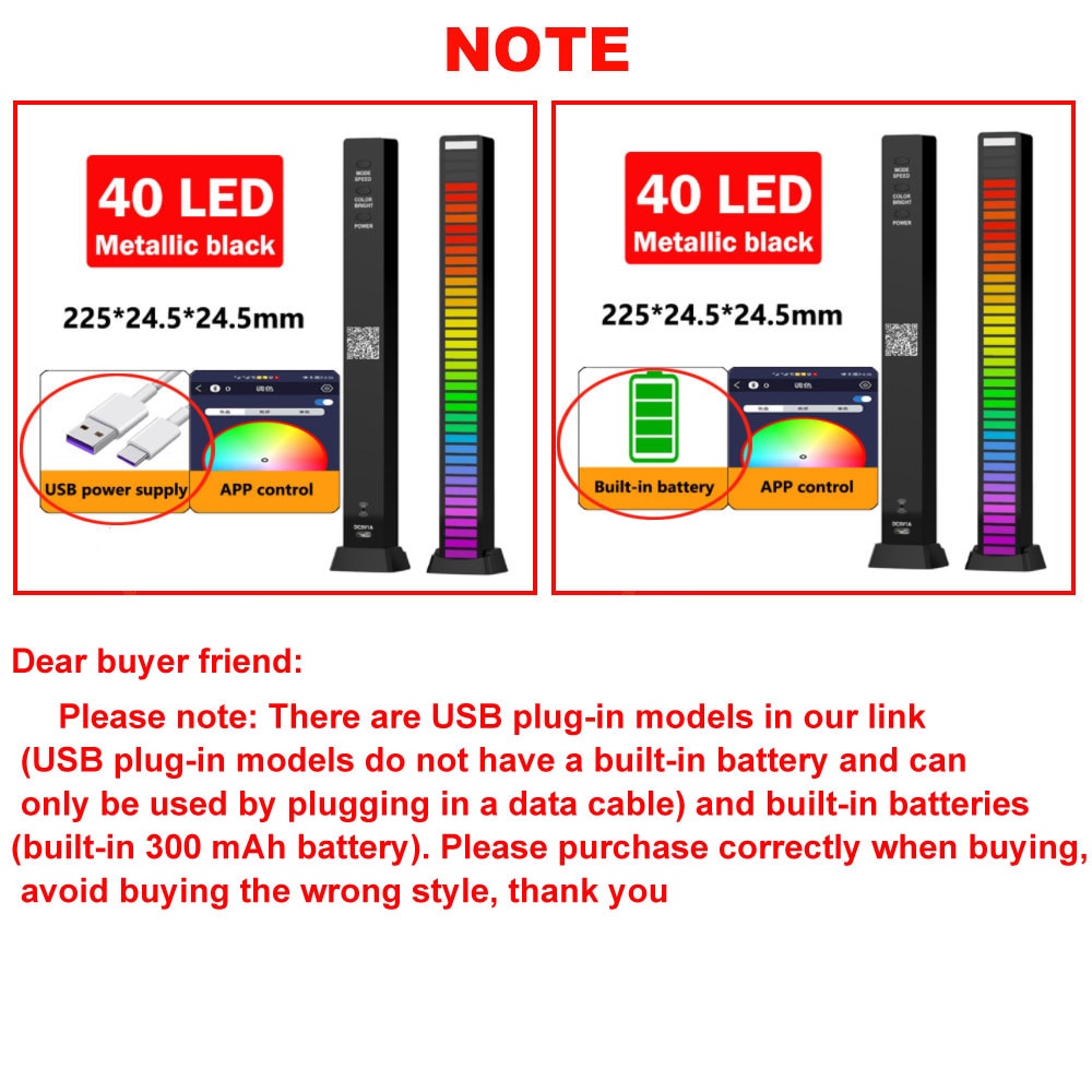 NEW RGB Music Sound control LED light