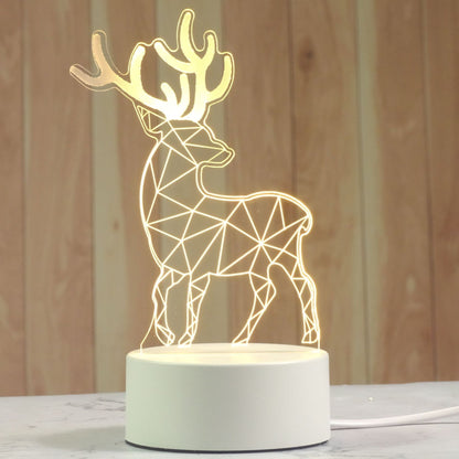 Creative 3D Night Lamp Acrylic Desktop