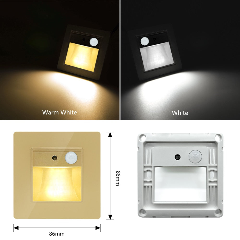 LED Night Lamp Sensor Wall Light