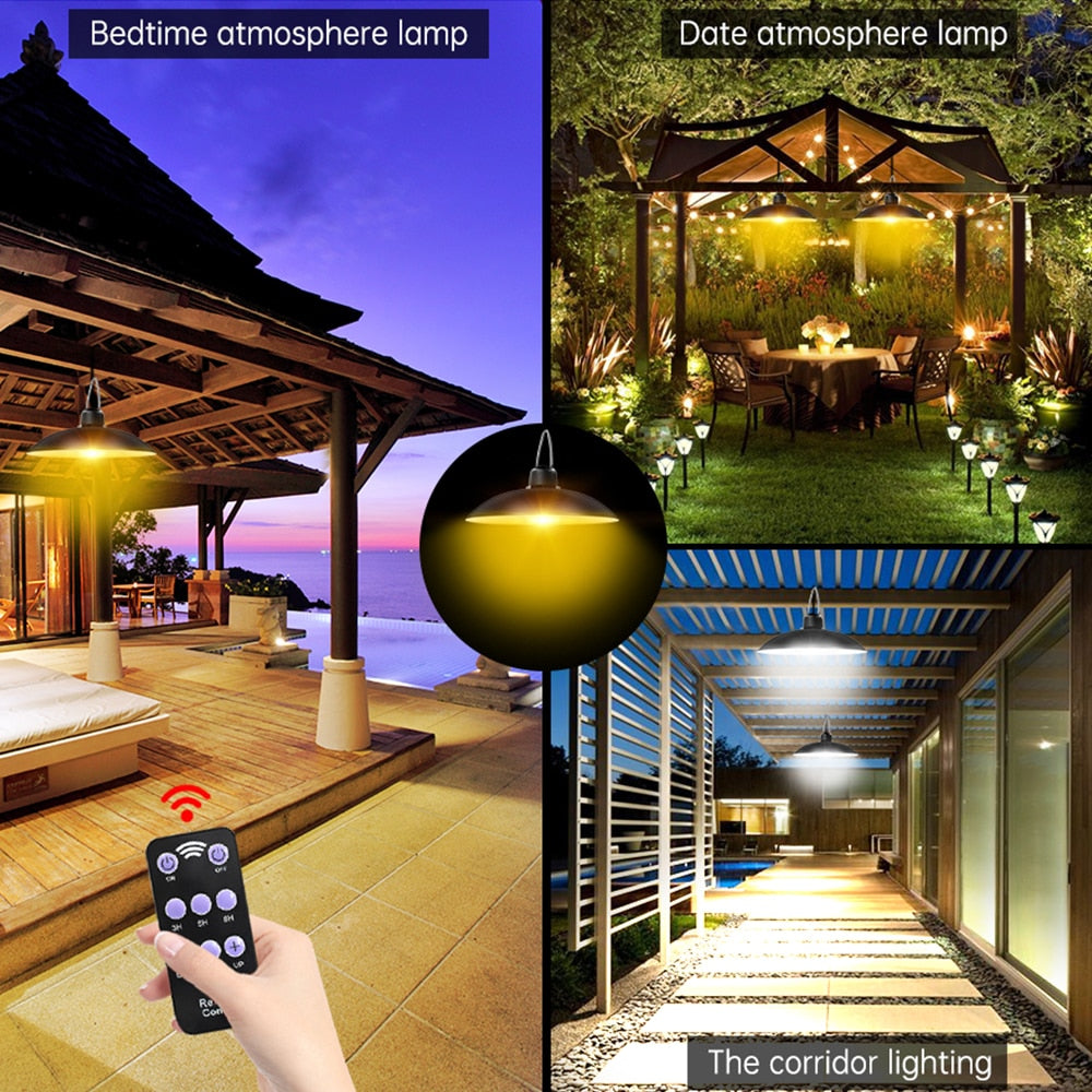 LED Solar Pendant Lights Waterproof