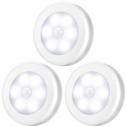 Wireless Round Motion Sensor LED Night Light