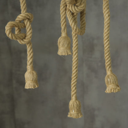 Hemp Rope Pendant Lights Vintage