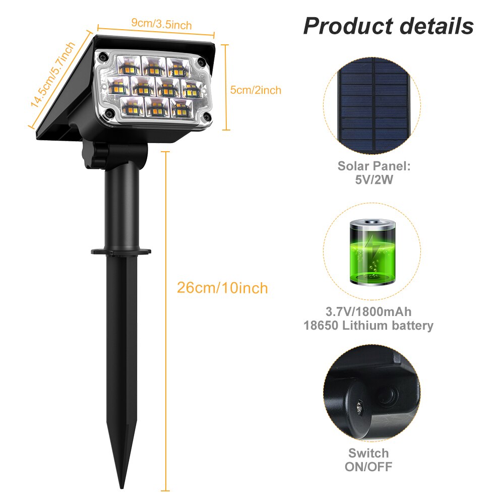 Solar Power Light Adjustable Light