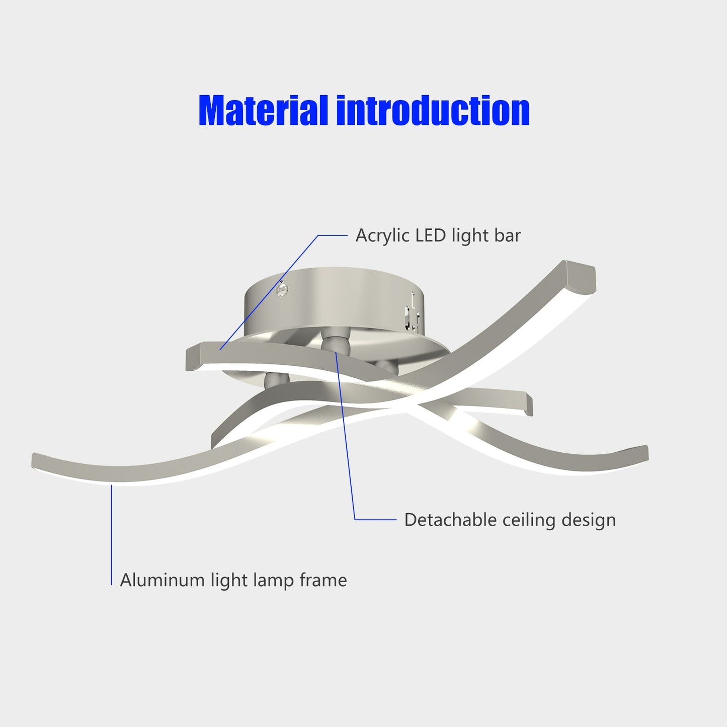 LED Ceiling Lights For Living Room Warm Cold