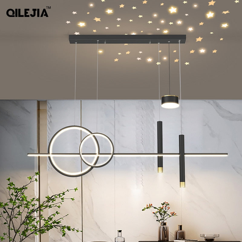 Nordic Starry Light Modern Luxury Dining Room Lamp