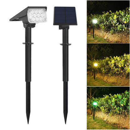 LED Solar Landscape Spotlight Waterproof