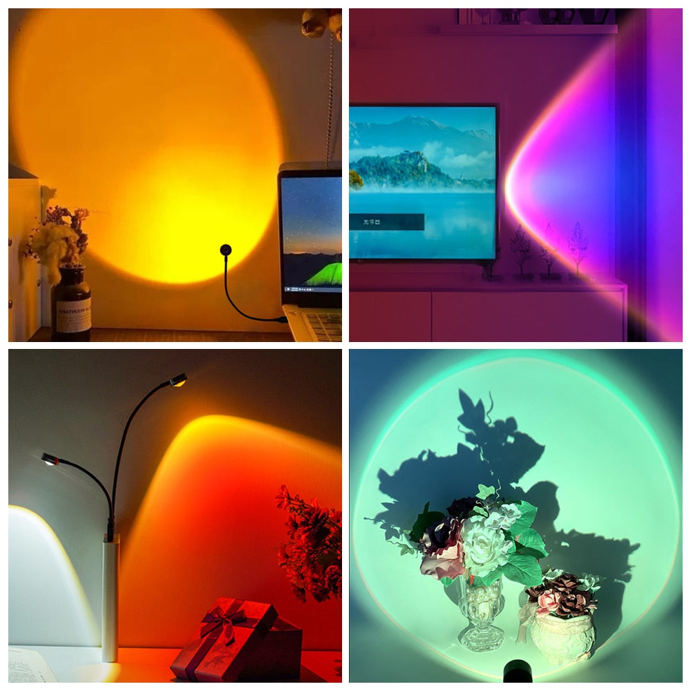 Sunset Lamp Led Projector Night