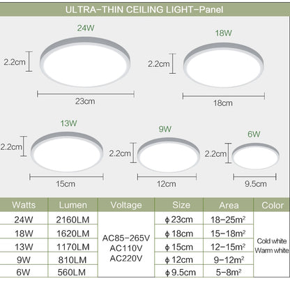 Ultra-thin LED Ceiling Lamp