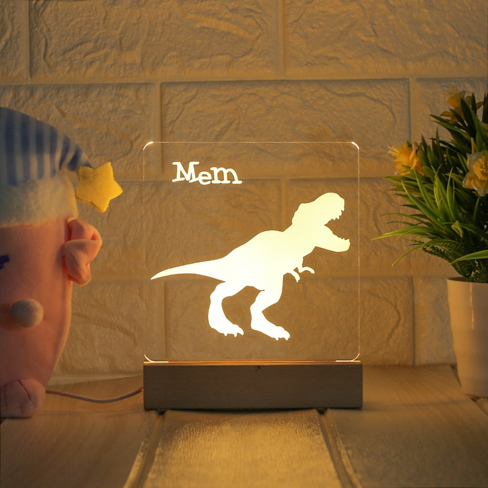 Personalized Night Light USB