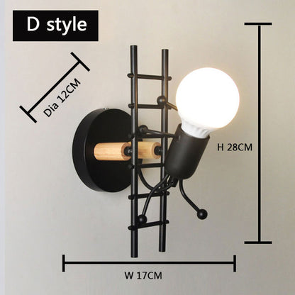 simplicity man wall light balcony aisle Wall Lamp