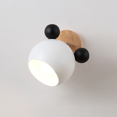 Modern Wall Lamp Colorful Iron Mickey Wall Lamps