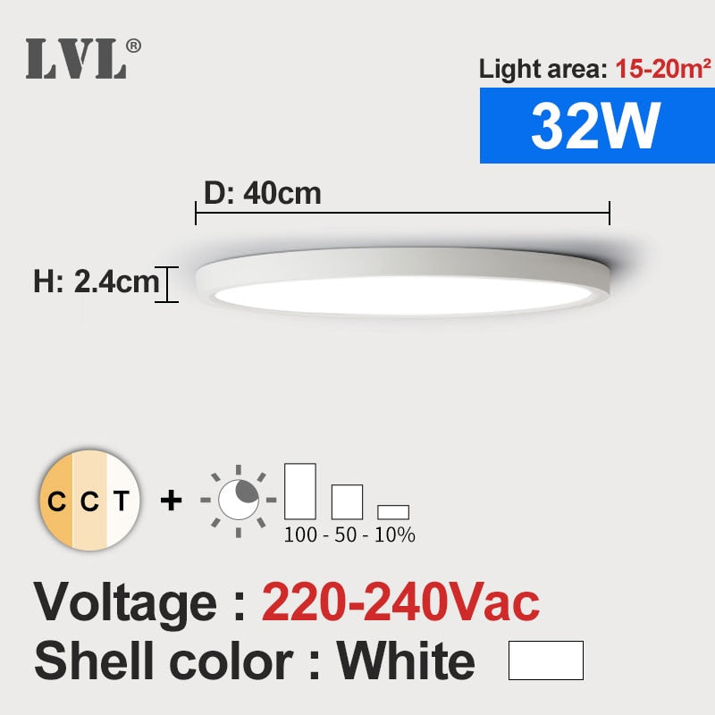 LED Ceiling Light Dimmable Ceiling Lamp