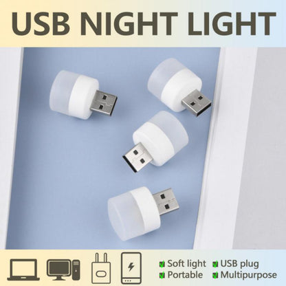 USB Plug Lamp Computer Mobile Power Charging