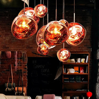 Nordic PVC Lava Pendant Lights Modern