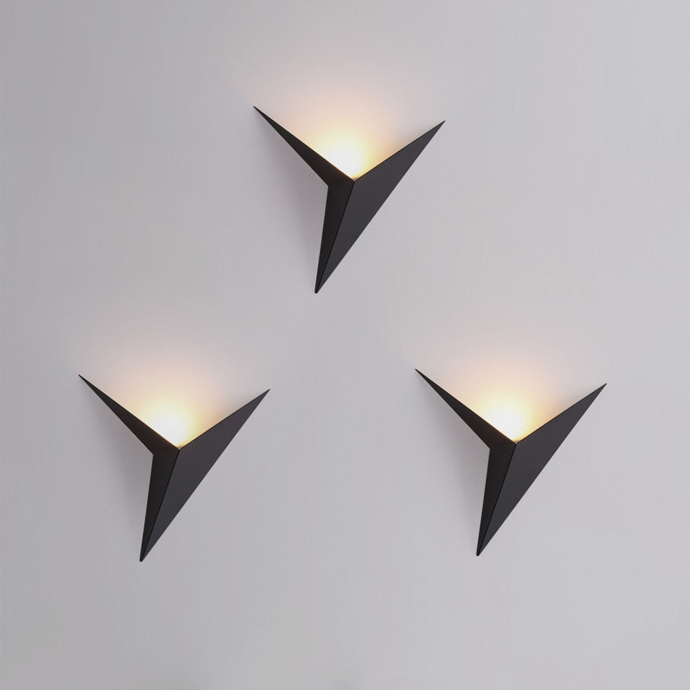 Modern minimalist triangle shape LED Wall Lamps