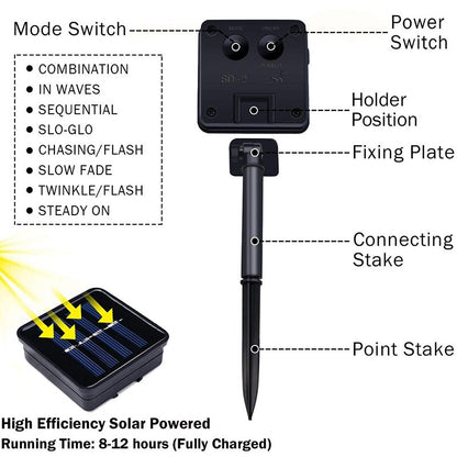 LED Solar Light Outdoor String