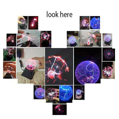 Novelty Lighting Magic Plasma Ball Lamp 3/4/5/6 Inch Night Light