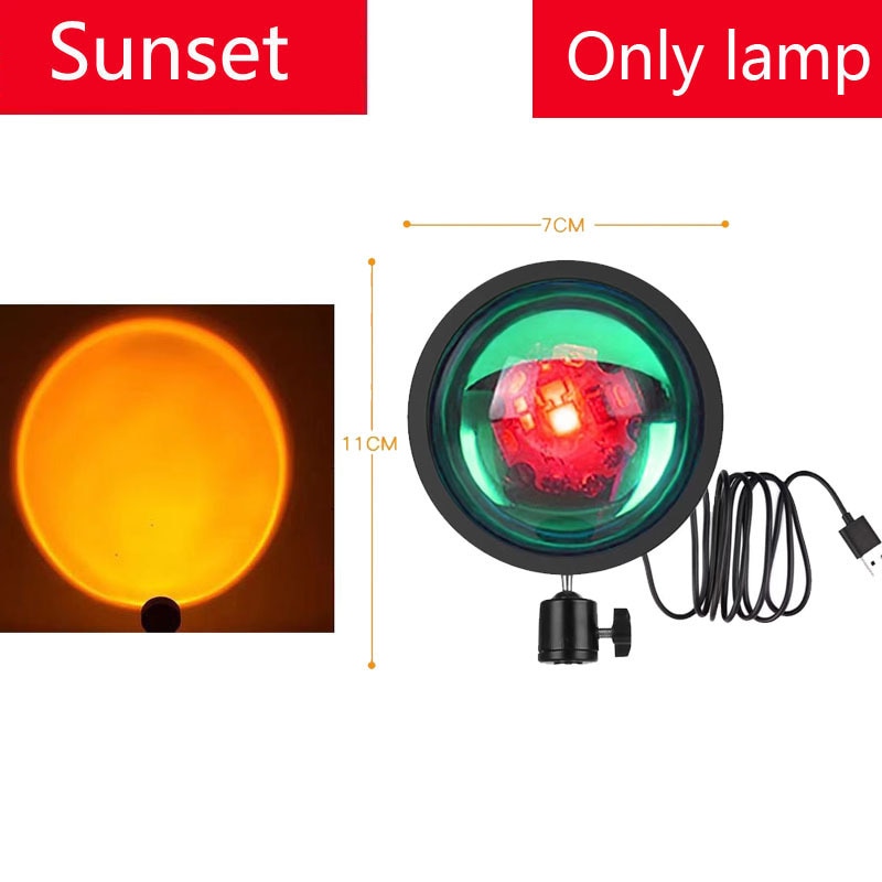 Sunset Lamp Projector Led Night Light