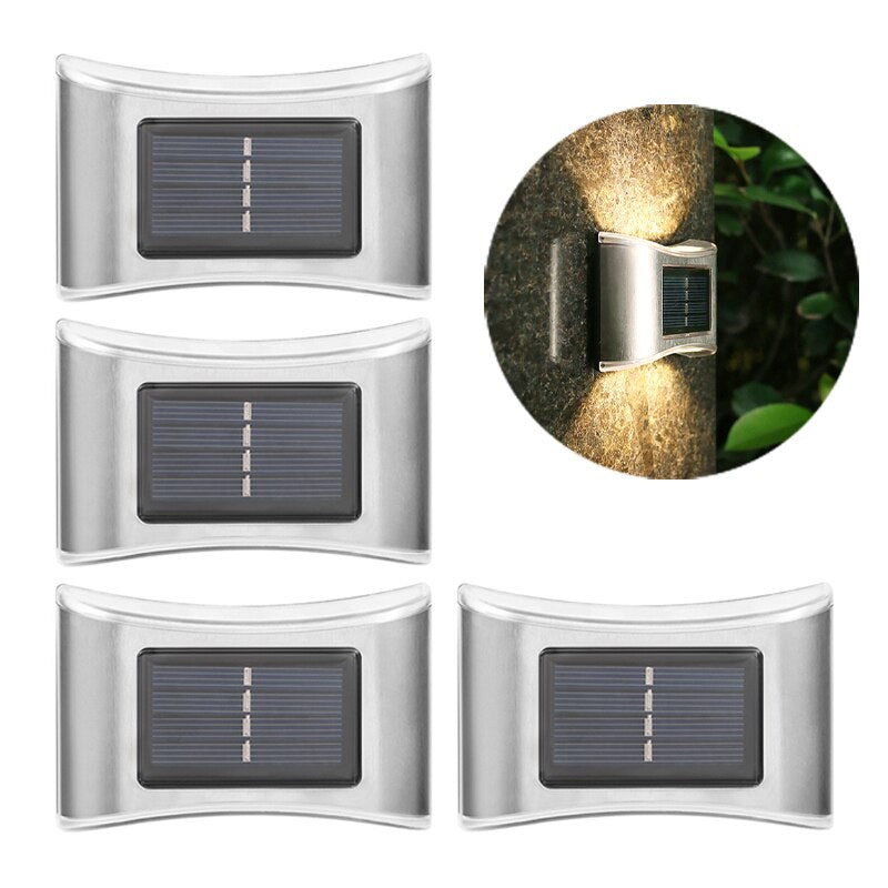 Solar LED Wall Lamp Outdoor Waterproof