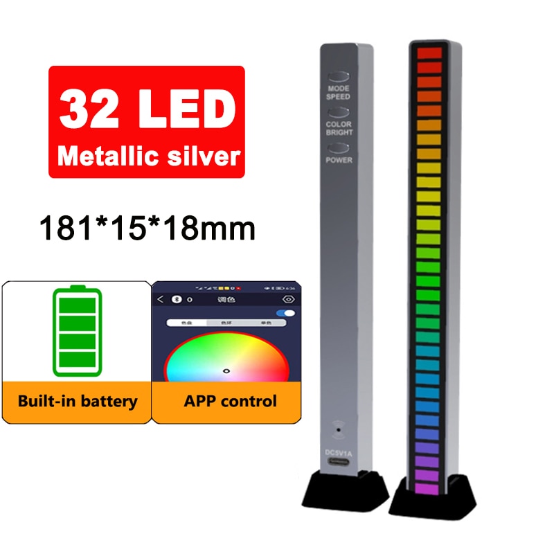 RGB Sound Control LED Light App Control