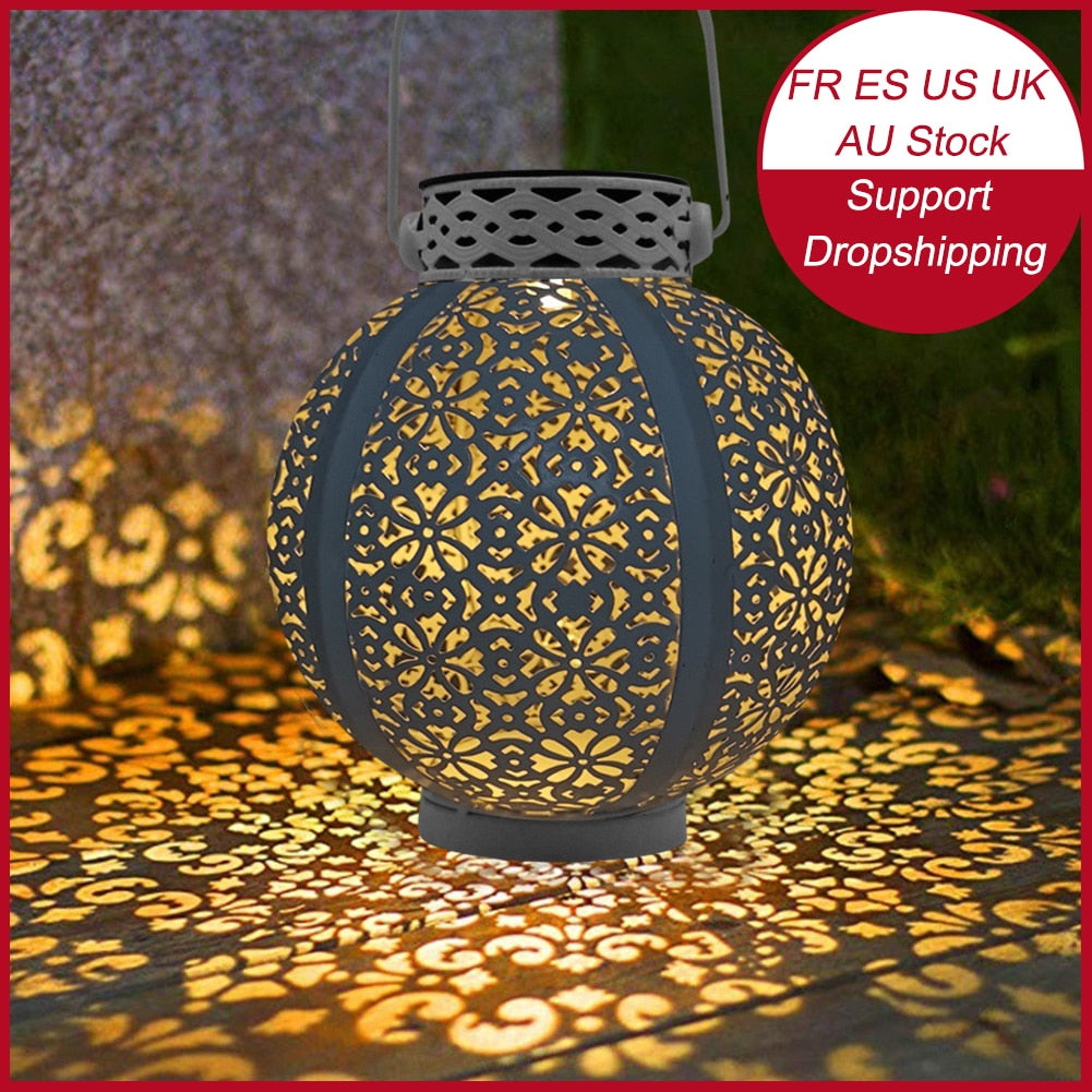 Waterproof Solar Lamp Retro Lantern