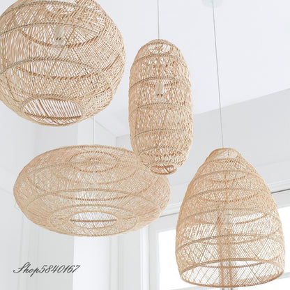 Natural Rattan Lamp Pendant light