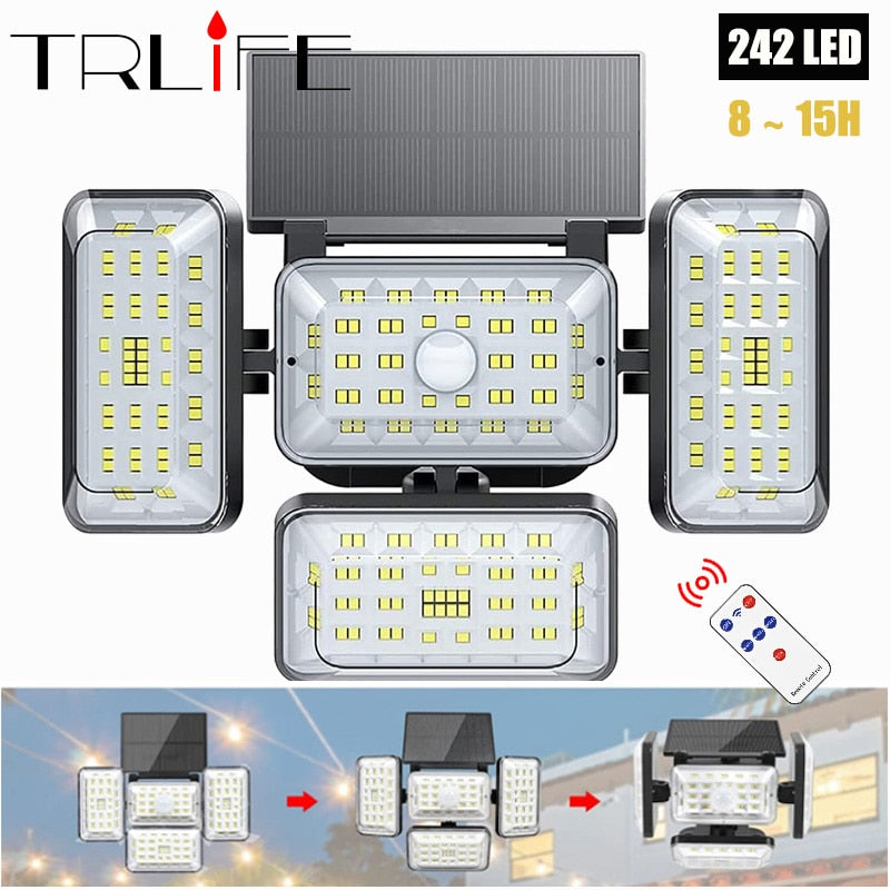 Solar Lights Lamp IPX6 Waterproof